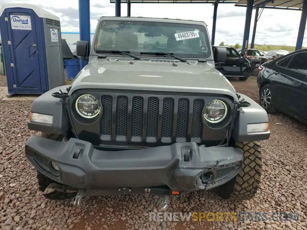 5 fotografías del automóvil dañado 1C4HJXDN8NW241324 JEEP WRANGLER 2022