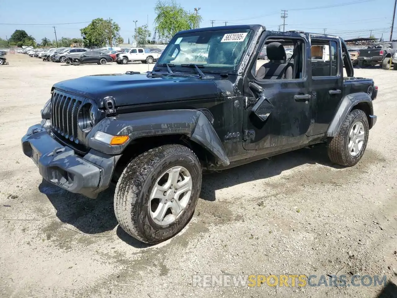 1 fotografías del automóvil dañado 1C4HJXDNXNW216456 JEEP WRANGLER 2022