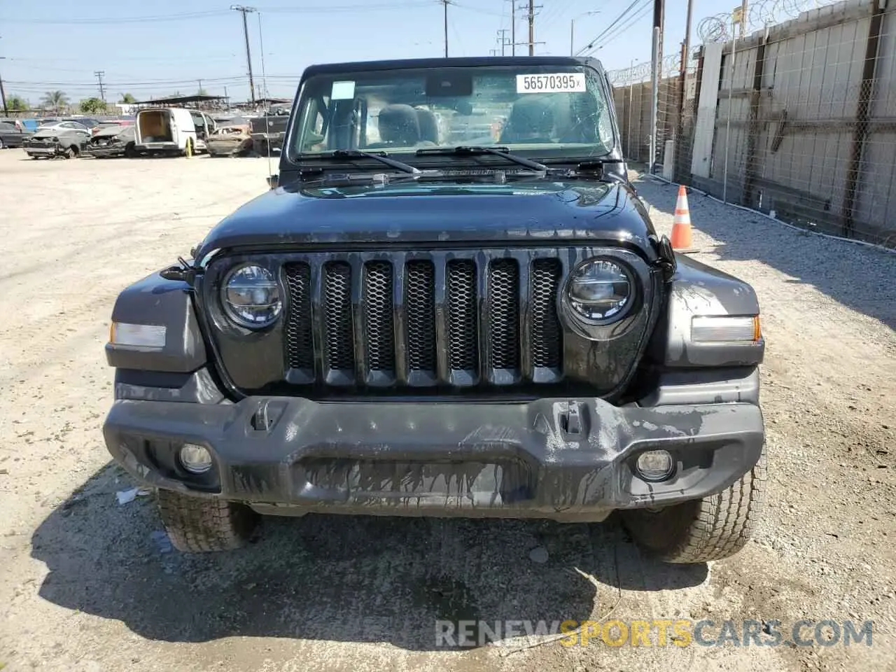 5 fotografías del automóvil dañado 1C4HJXDNXNW216456 JEEP WRANGLER 2022
