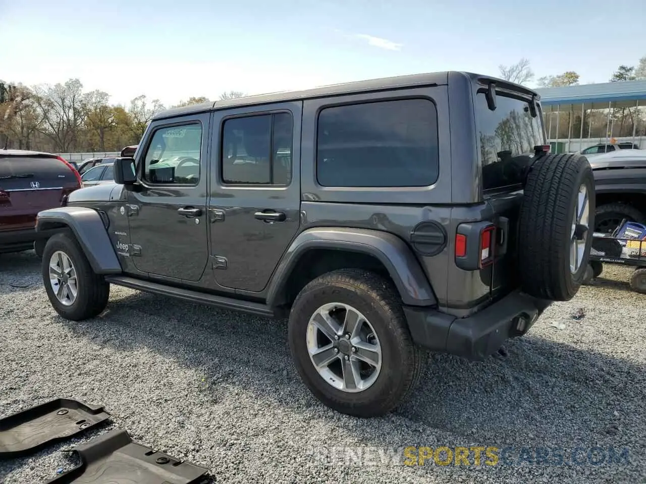 2 fotografías del automóvil dañado 1C4HJXEG2NW190144 JEEP WRANGLER 2022