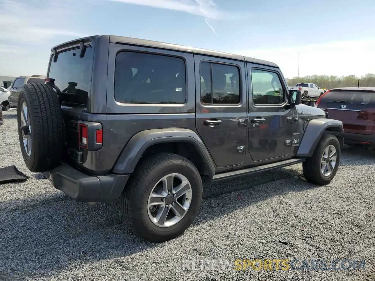 3 fotografías del automóvil dañado 1C4HJXEG2NW190144 JEEP WRANGLER 2022