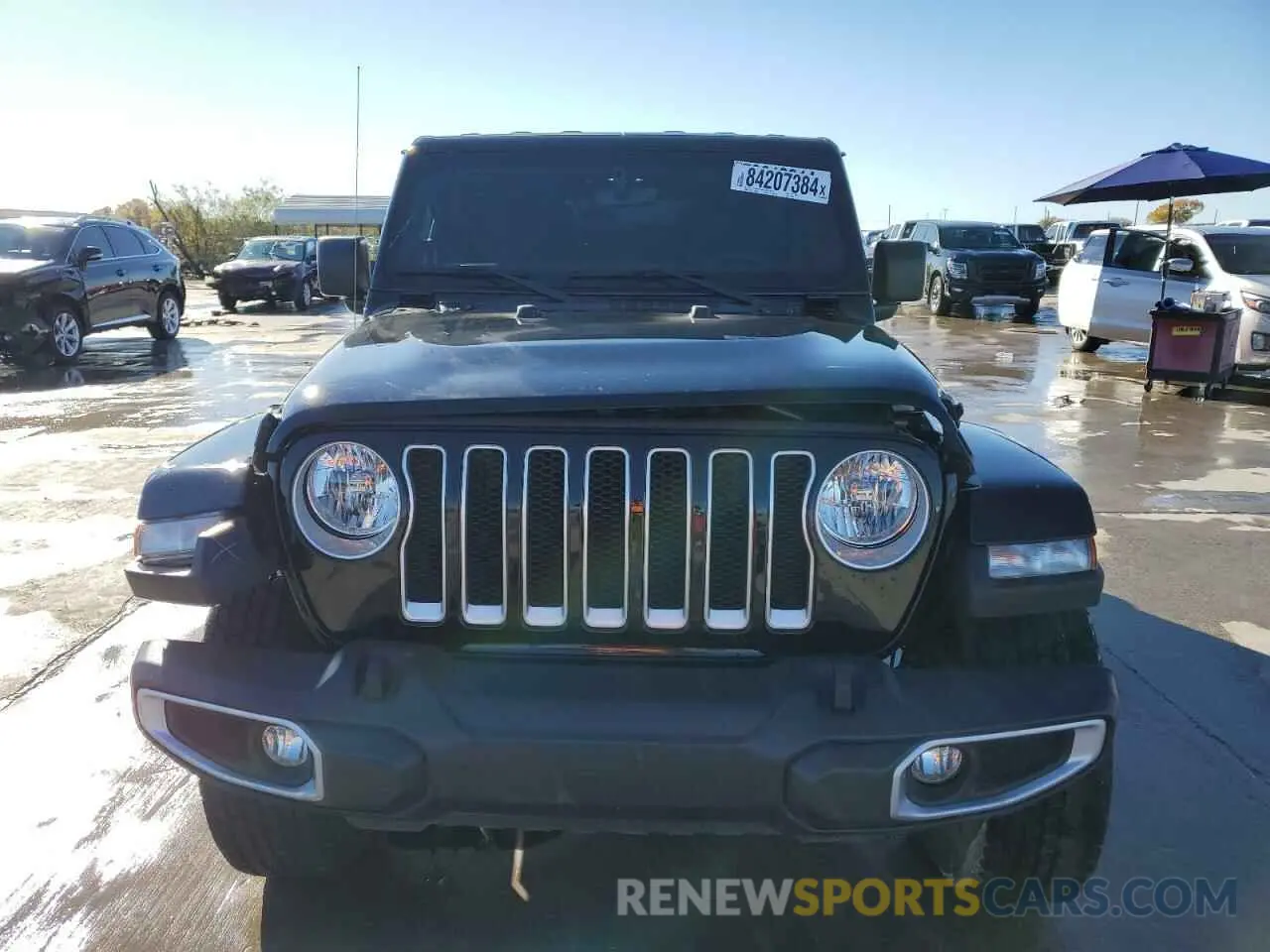 5 fotografías del automóvil dañado 1C4HJXEN5NW145438 JEEP WRANGLER 2022