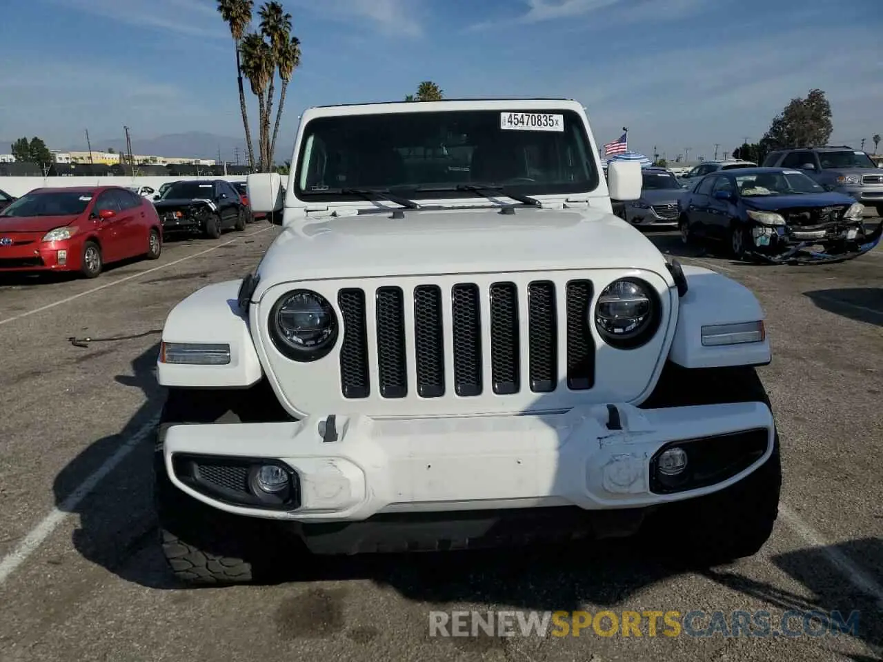 5 fotografías del automóvil dañado 1C4HJXEN8NW240480 JEEP WRANGLER 2022