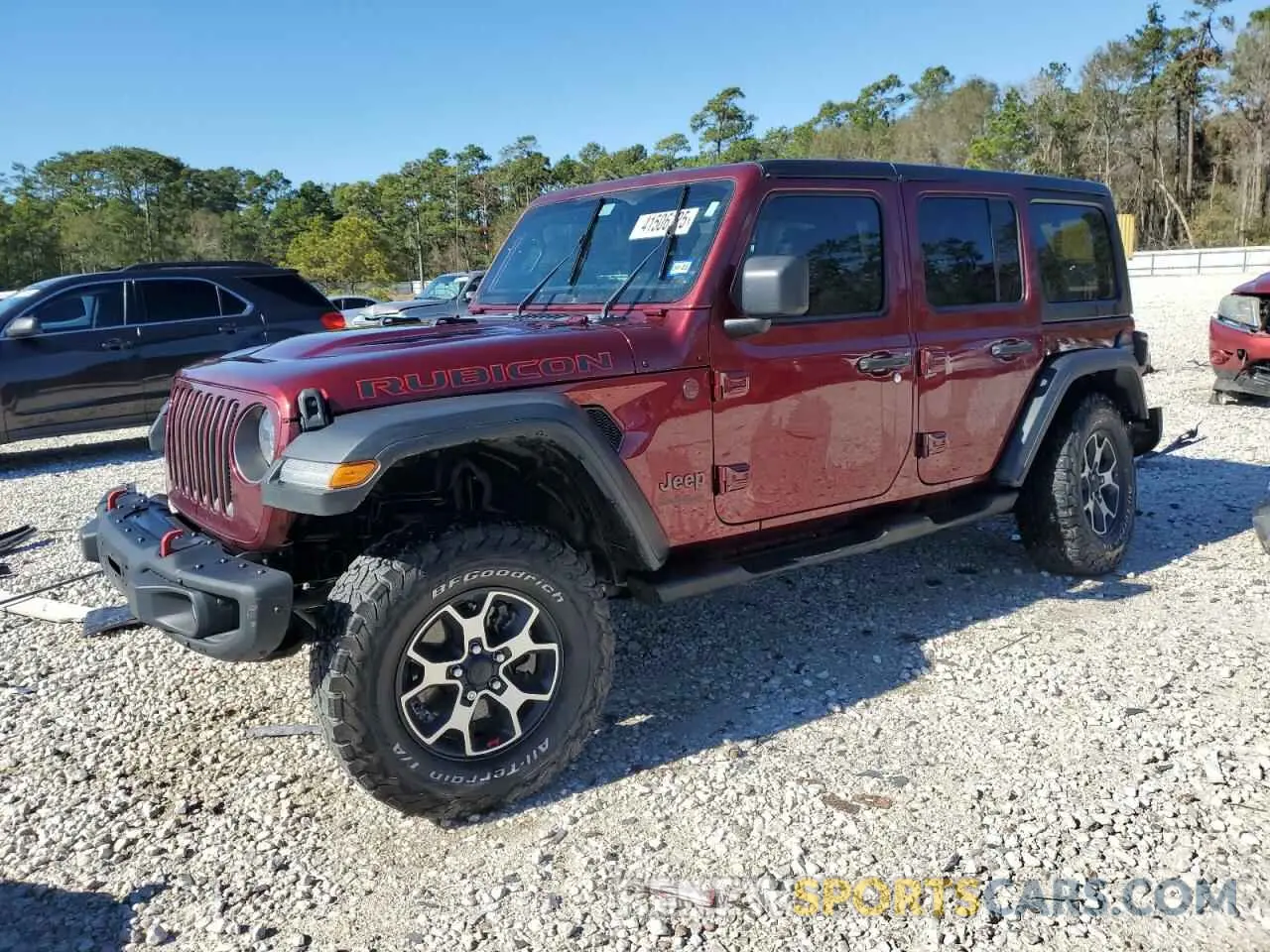 1 fotografías del automóvil dañado 1C4HJXFG1NW116549 JEEP WRANGLER 2022