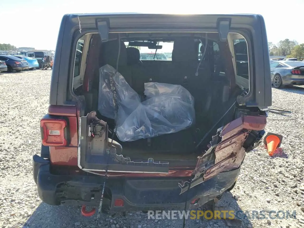 6 fotografías del automóvil dañado 1C4HJXFG1NW116549 JEEP WRANGLER 2022