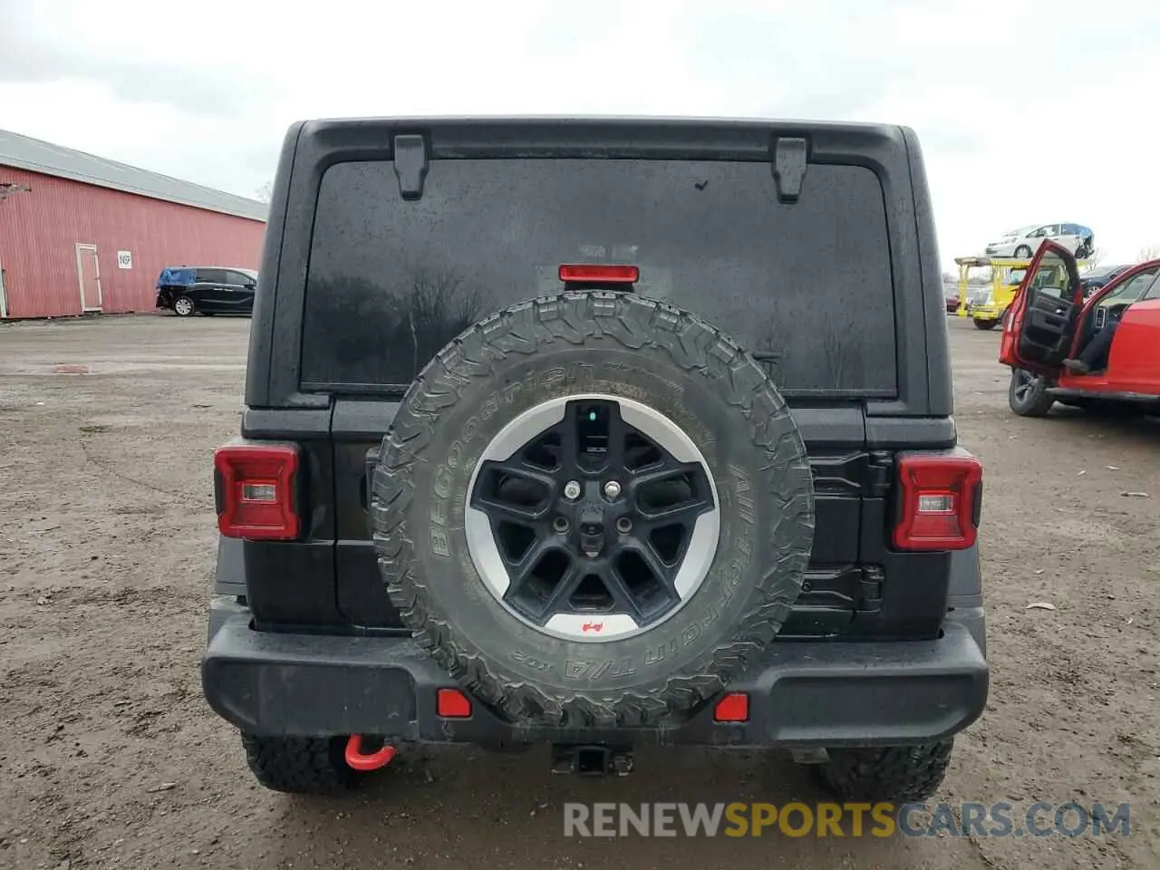 6 fotografías del automóvil dañado 1C4HJXFN5NW104287 JEEP WRANGLER 2022