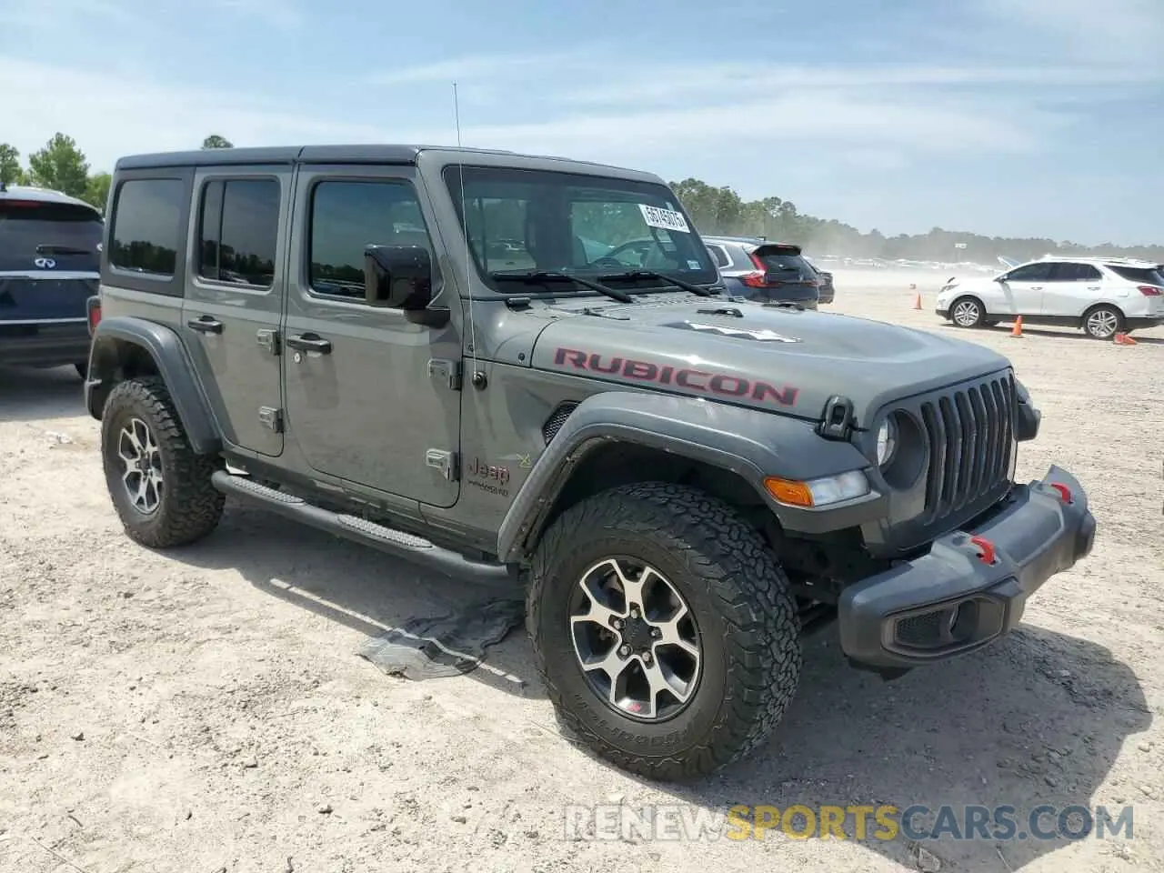 4 fotografías del automóvil dañado 1C4HJXFN6NW166278 JEEP WRANGLER 2022