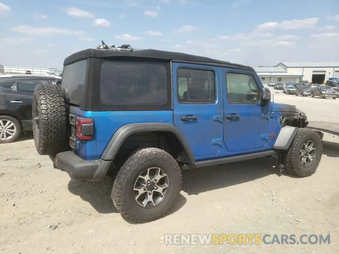 3 fotografías del automóvil dañado 1C4JJXFM7NW237044 JEEP WRANGLER 2022