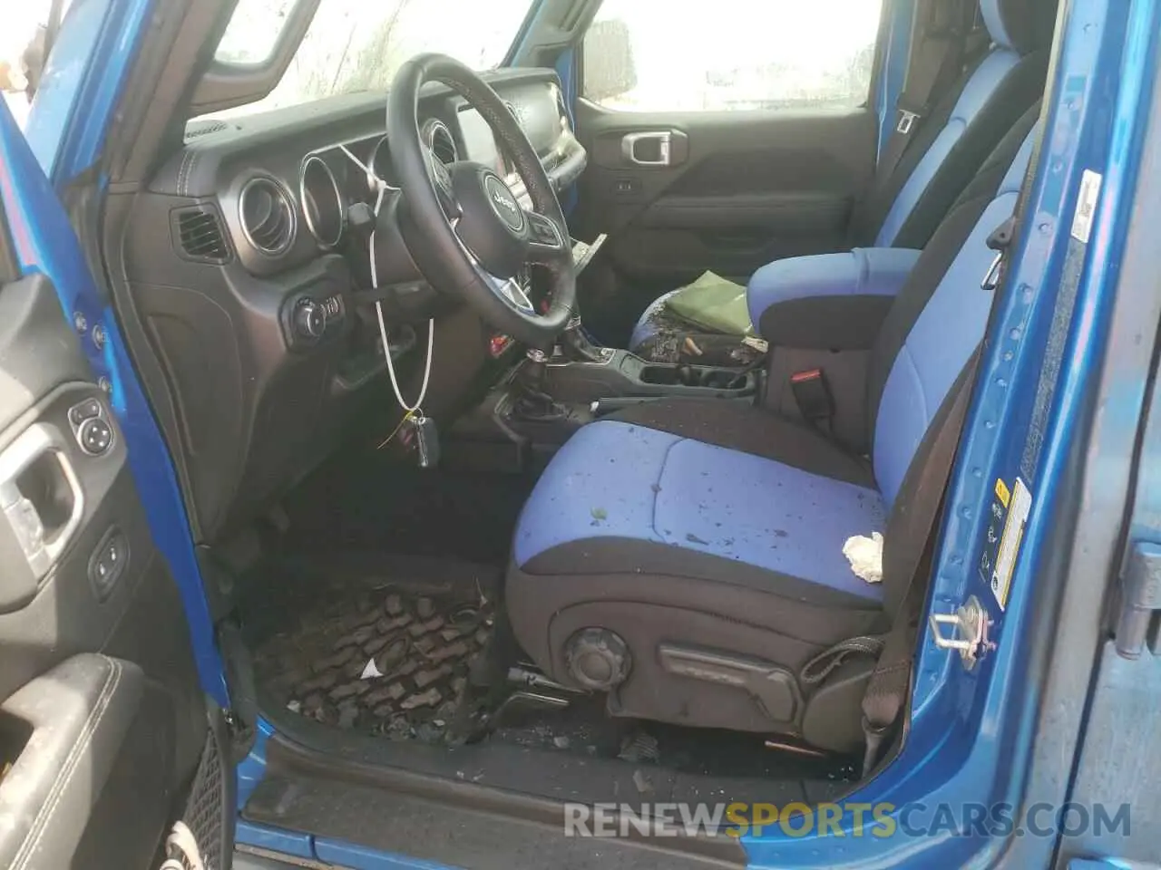 7 fotografías del automóvil dañado 1C4JJXFM7NW237044 JEEP WRANGLER 2022