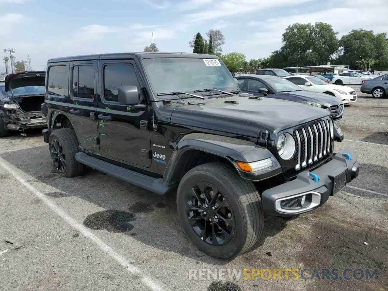 4 fotografías del automóvil dañado 1C4JJXP62NW170319 JEEP WRANGLER 2022
