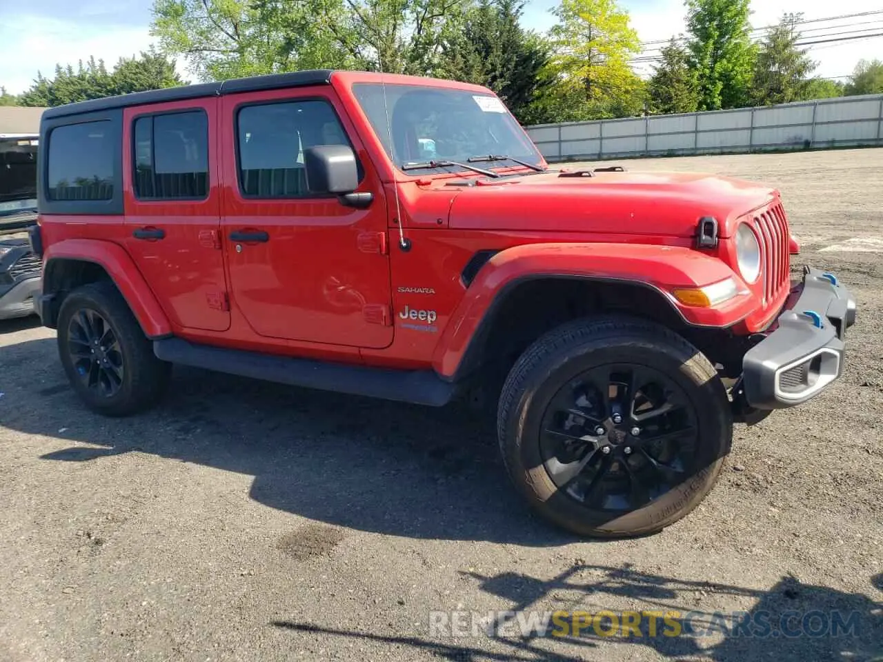 4 fotografías del automóvil dañado 1C4JJXP69NW275522 JEEP WRANGLER 2022