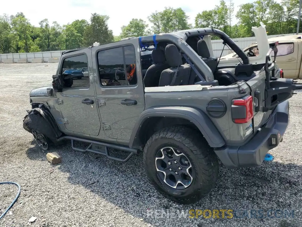 2 fotografías del automóvil dañado 1C4JJXR69NW206276 JEEP WRANGLER 2022