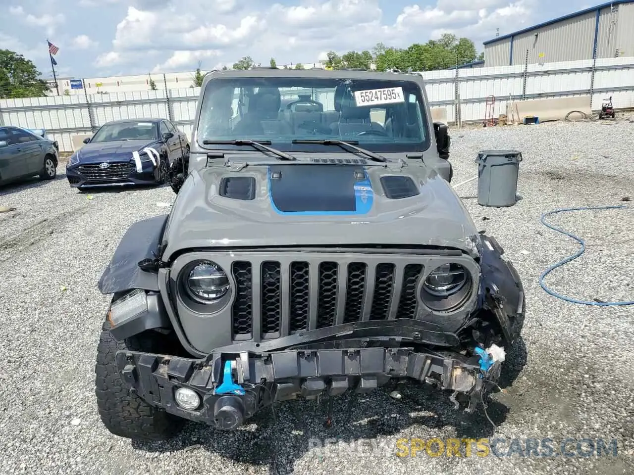 5 fotografías del automóvil dañado 1C4JJXR69NW206276 JEEP WRANGLER 2022