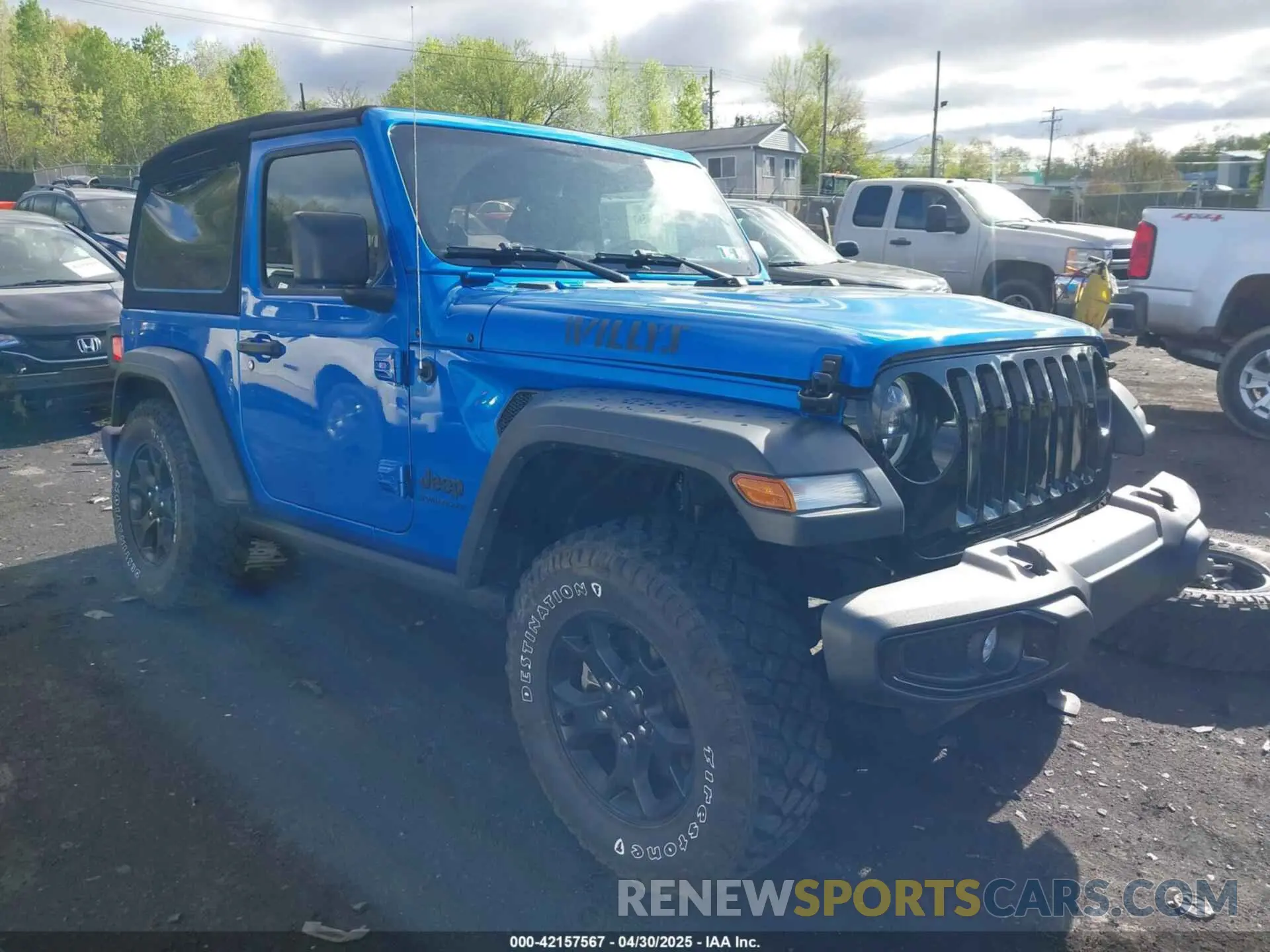 1 fotografías del automóvil dañado 1C4GJXAG1PW643061 JEEP WRANGLER 2023