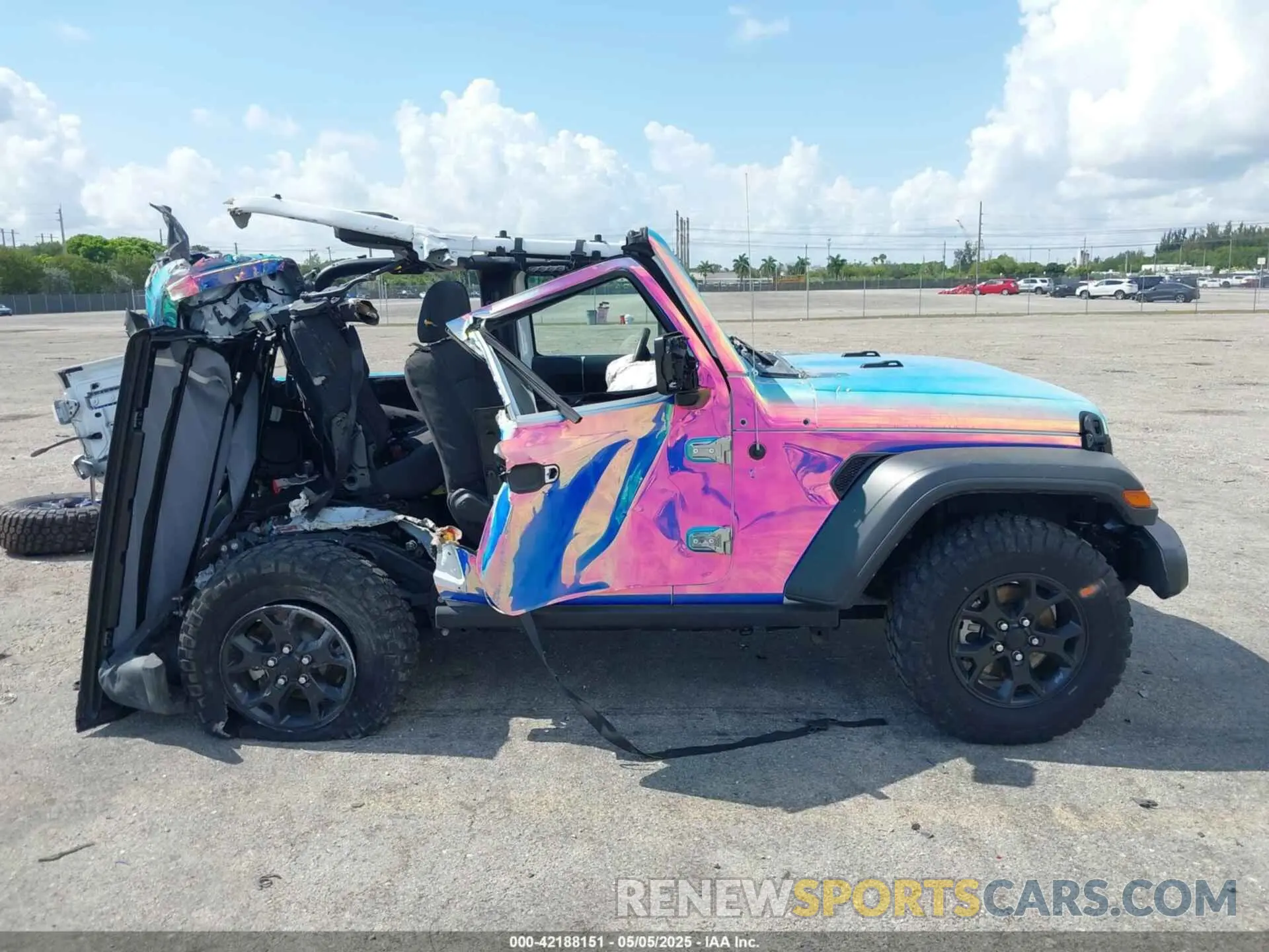 13 fotografías del automóvil dañado 1C4GJXAGXPW643009 JEEP WRANGLER 2023