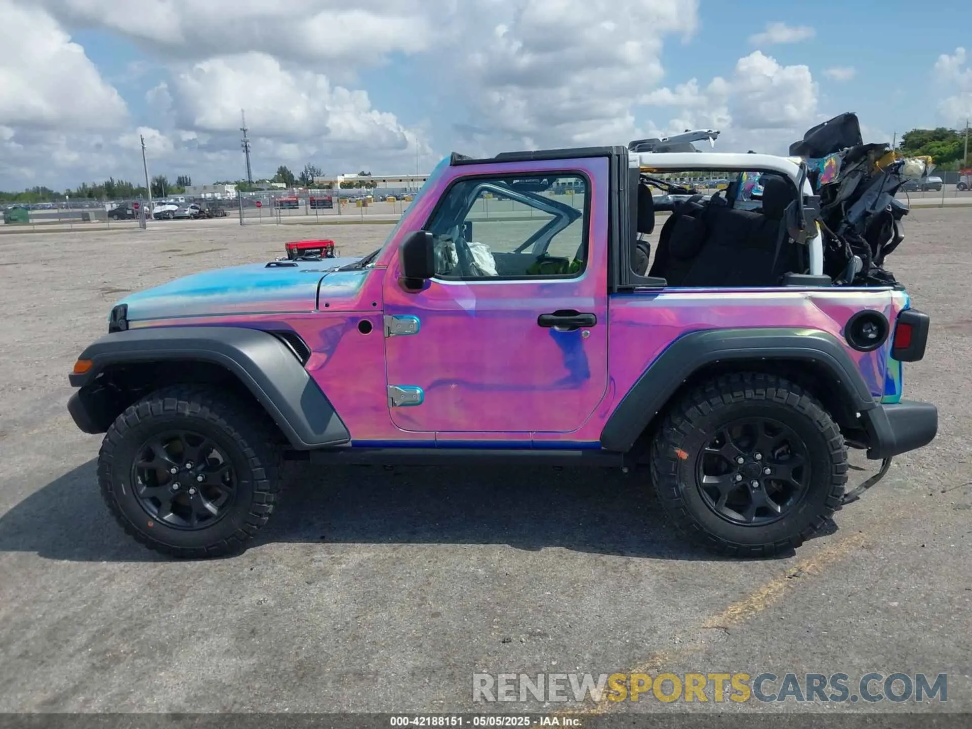 14 fotografías del automóvil dañado 1C4GJXAGXPW643009 JEEP WRANGLER 2023