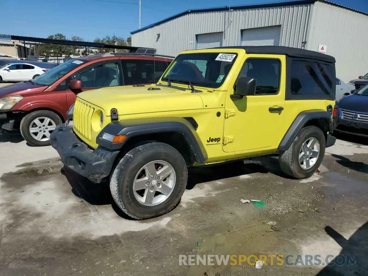 1 fotografías del automóvil dañado 1C4GJXAN8PW639524 JEEP WRANGLER 2023