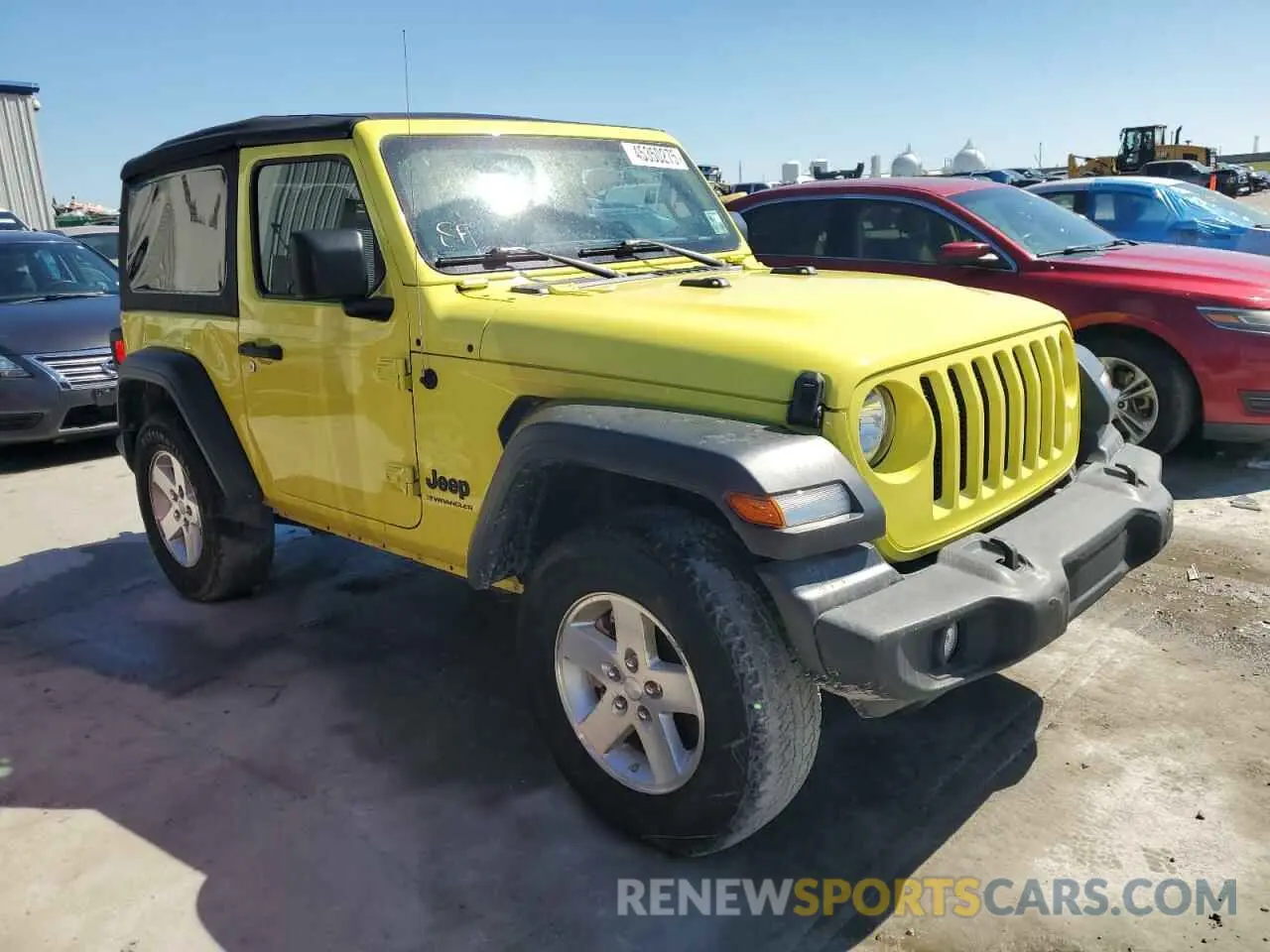 4 fotografías del automóvil dañado 1C4GJXAN8PW639524 JEEP WRANGLER 2023