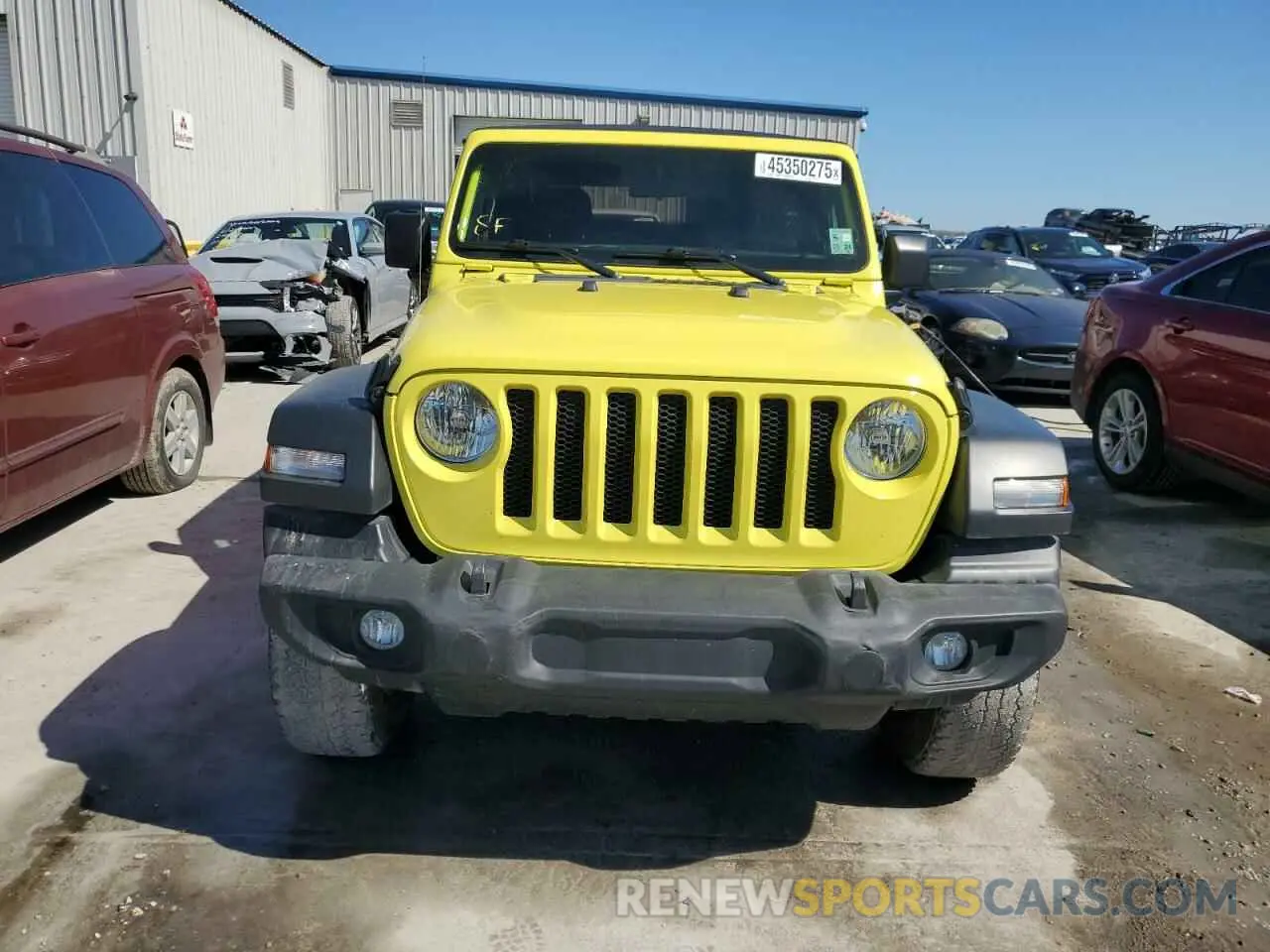 5 fotografías del automóvil dañado 1C4GJXAN8PW639524 JEEP WRANGLER 2023