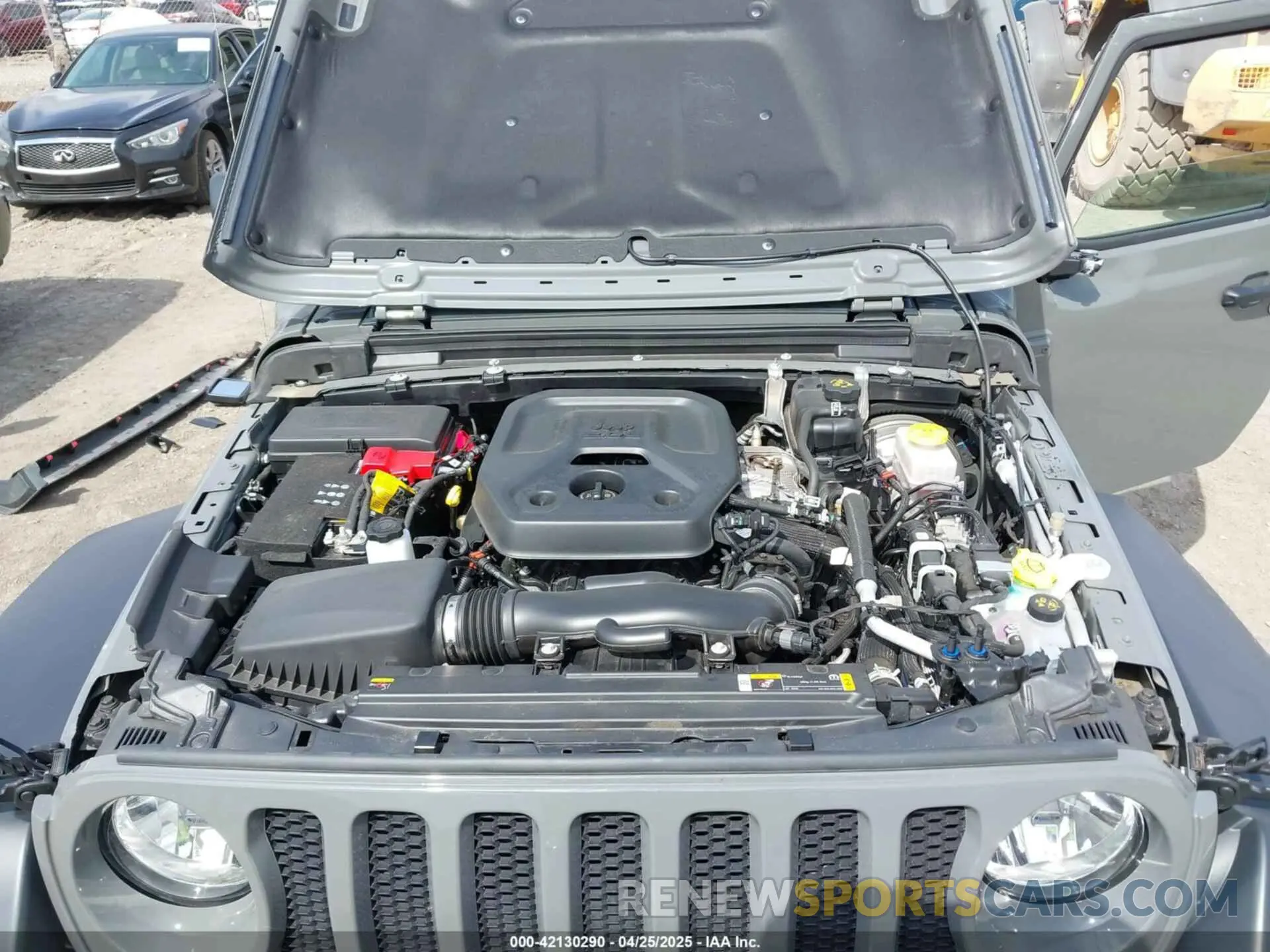 10 fotografías del automóvil dañado 1C4GJXAN8PW640995 JEEP WRANGLER 2023