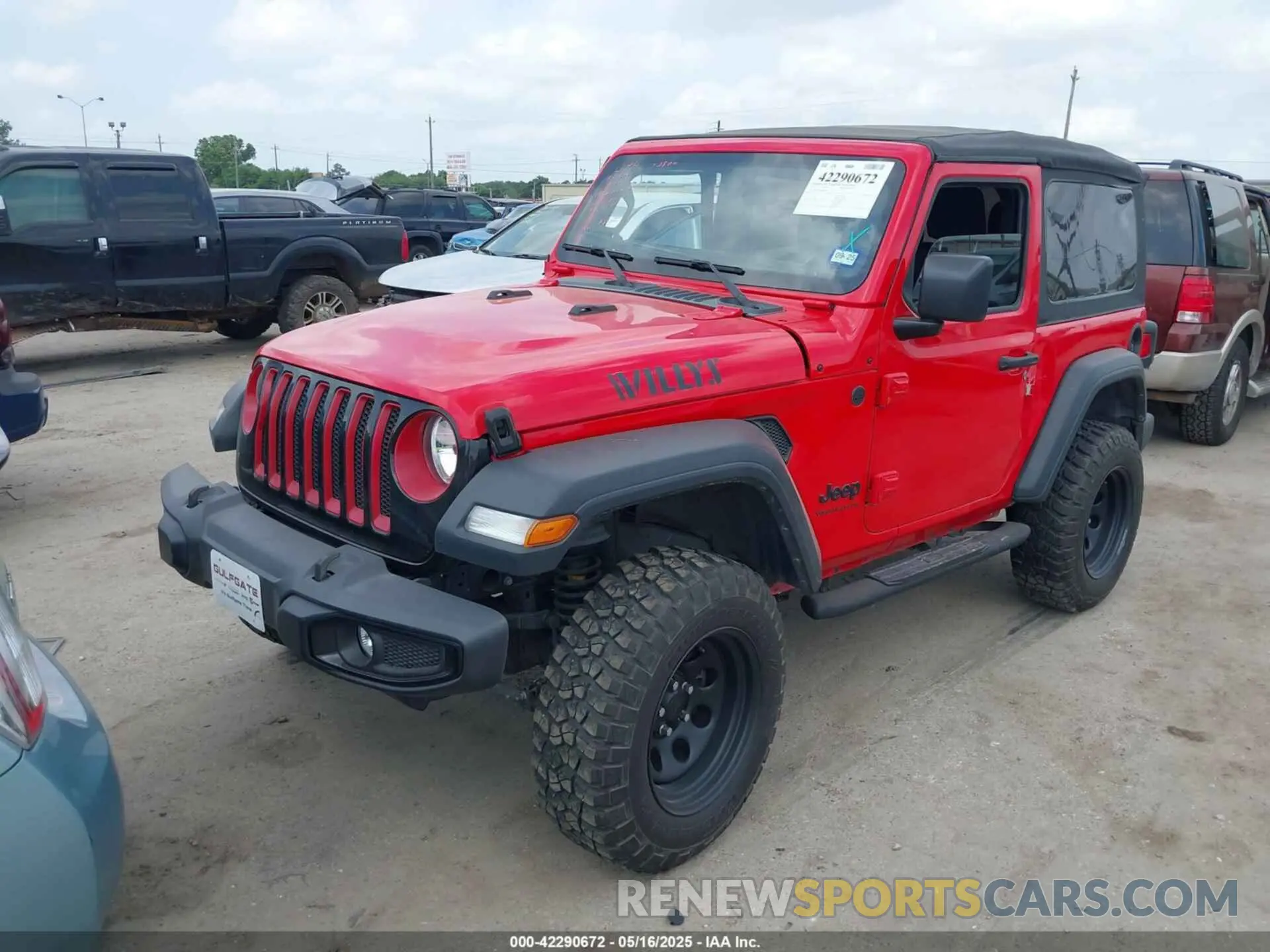 2 fotografías del automóvil dañado 1C4GJXANXPW664733 JEEP WRANGLER 2023