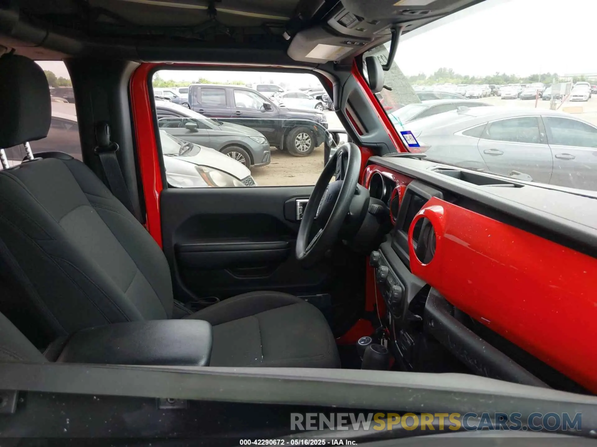 5 fotografías del automóvil dañado 1C4GJXANXPW664733 JEEP WRANGLER 2023