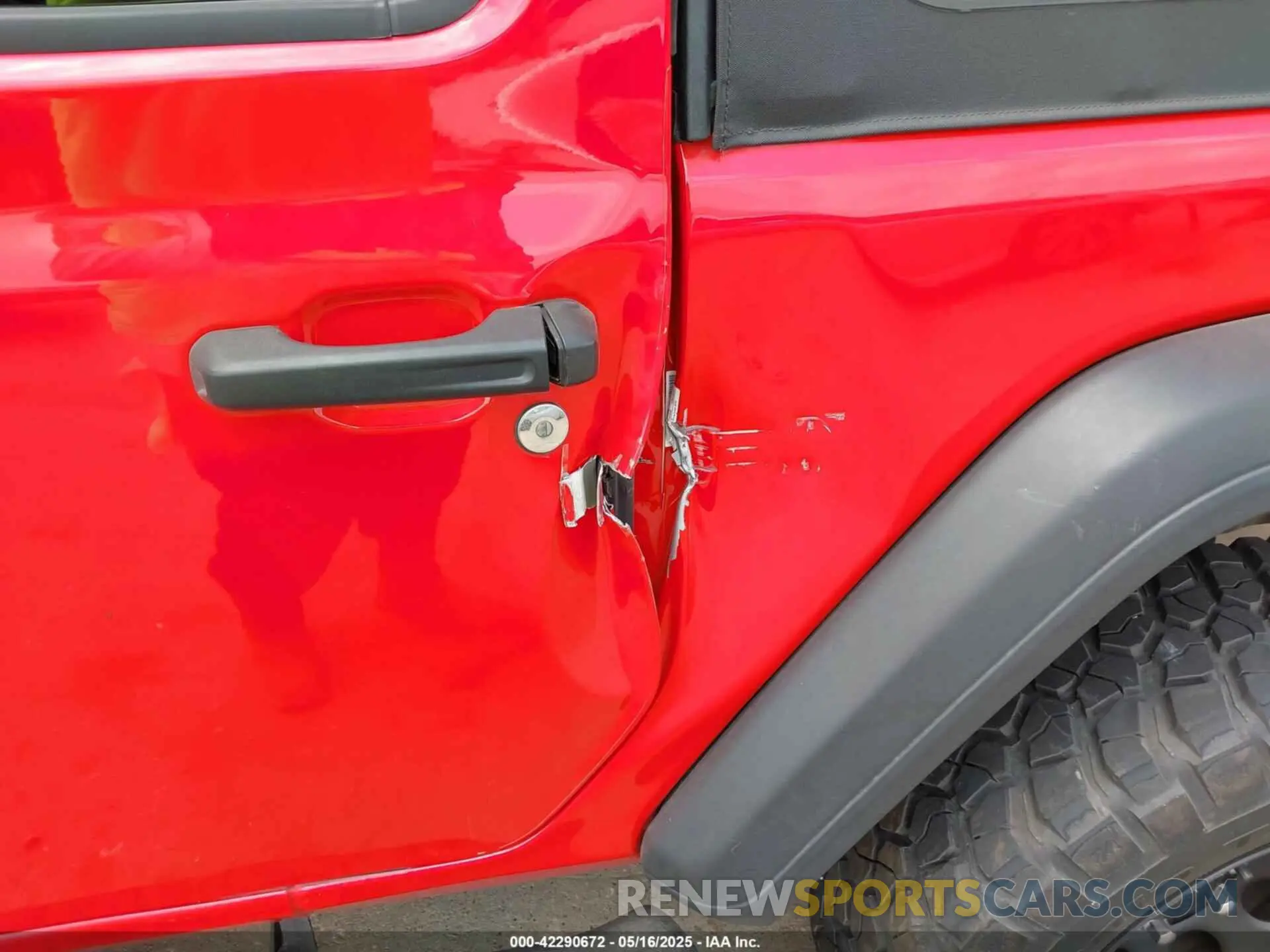 6 fotografías del automóvil dañado 1C4GJXANXPW664733 JEEP WRANGLER 2023