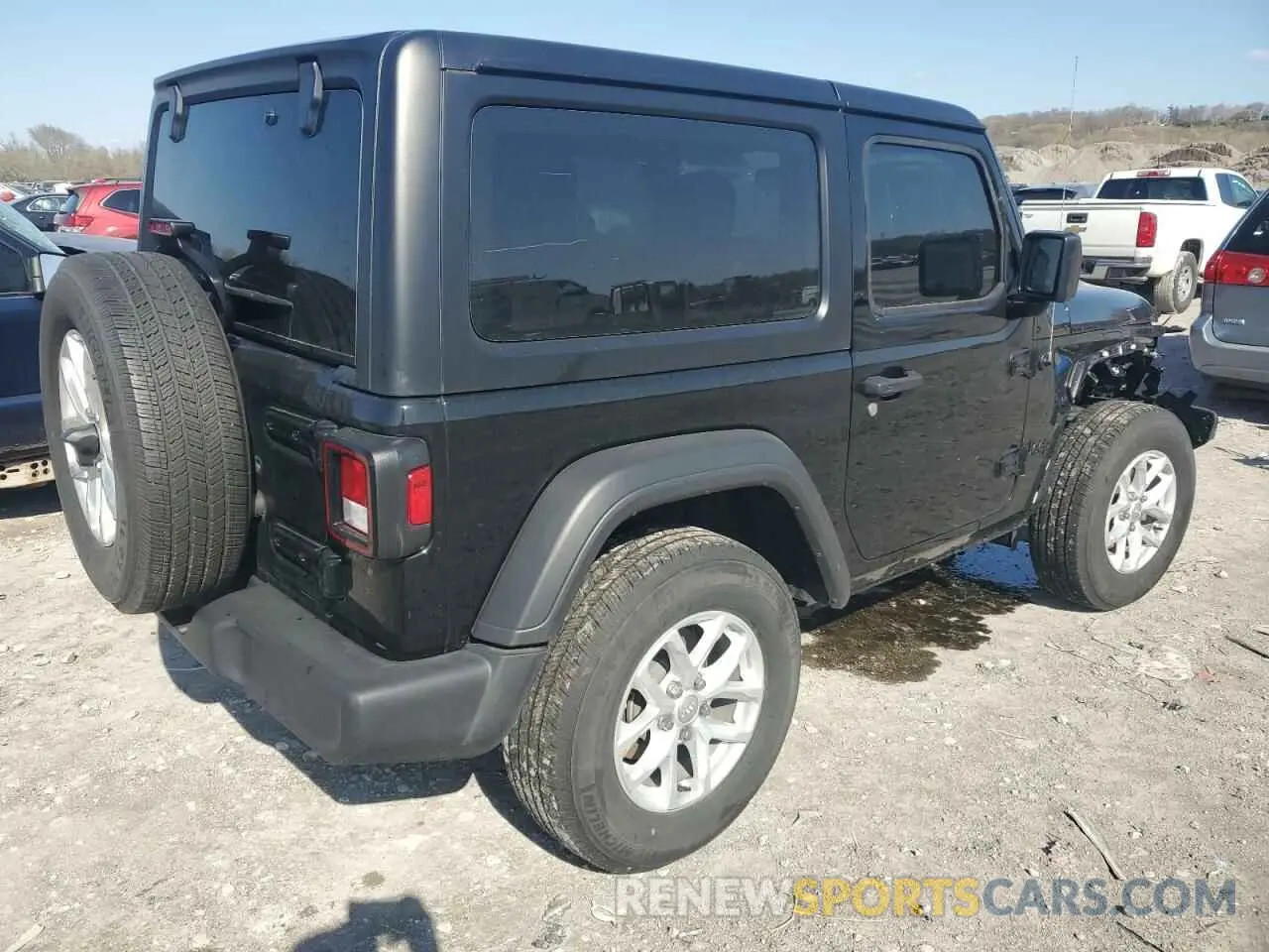 3 fotografías del automóvil dañado 1C4HJXAG2PW677952 JEEP WRANGLER 2023