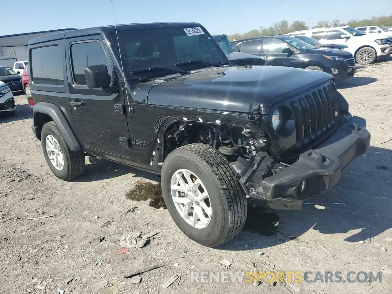 4 fotografías del automóvil dañado 1C4HJXAG2PW677952 JEEP WRANGLER 2023
