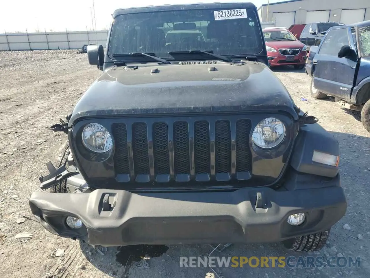 5 fotografías del automóvil dañado 1C4HJXAG2PW677952 JEEP WRANGLER 2023