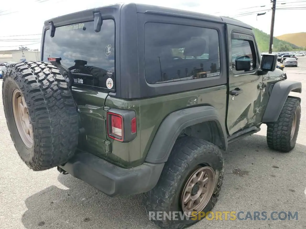 3 fotografías del automóvil dañado 1C4HJXAG3PW549980 JEEP WRANGLER 2023