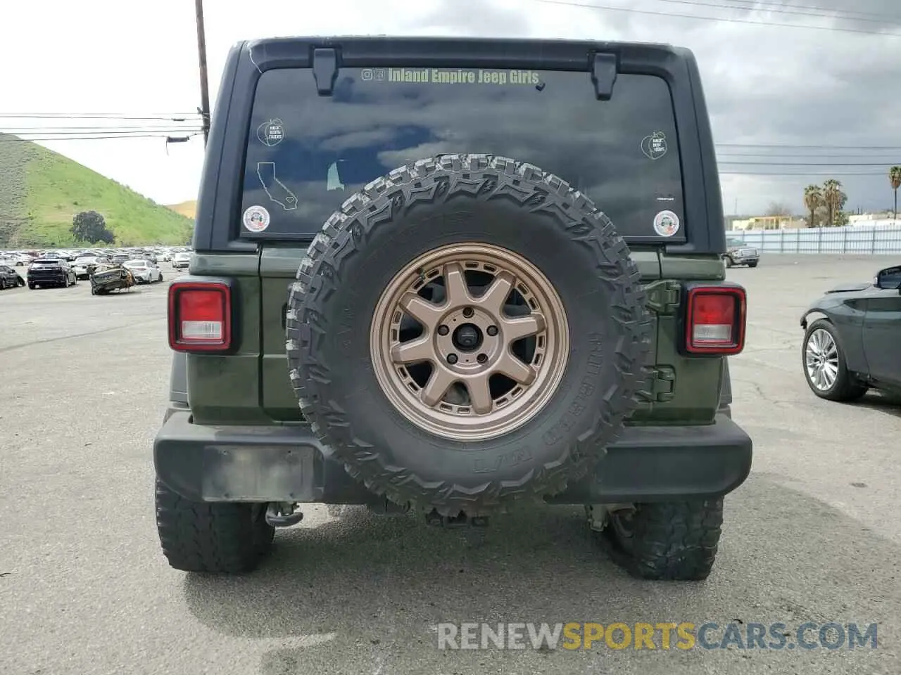 6 fotografías del automóvil dañado 1C4HJXAG3PW549980 JEEP WRANGLER 2023