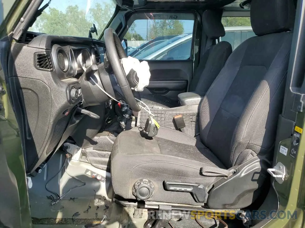 7 fotografías del automóvil dañado 1C4HJXAG3PW549980 JEEP WRANGLER 2023