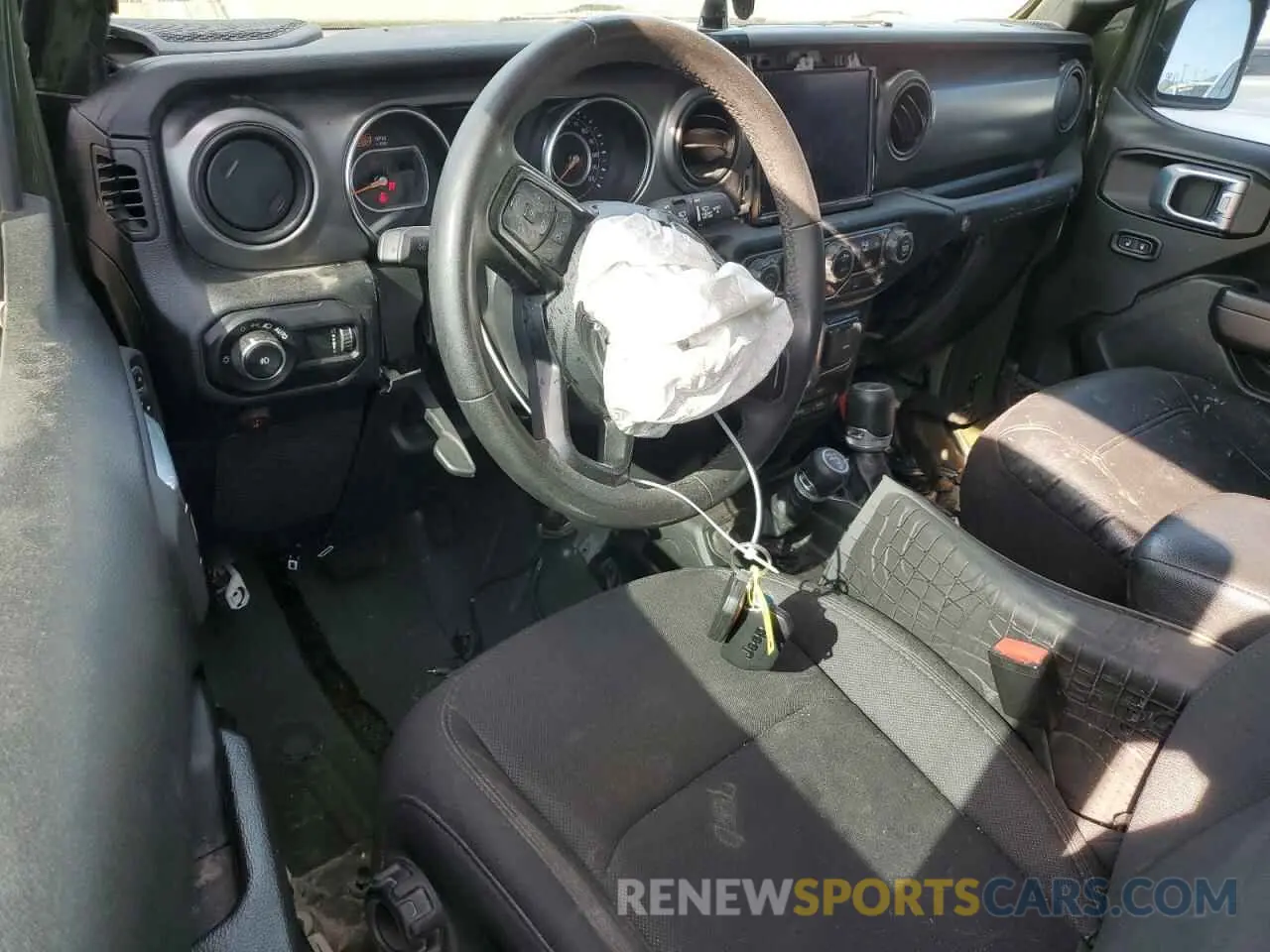 8 fotografías del automóvil dañado 1C4HJXAG3PW549980 JEEP WRANGLER 2023