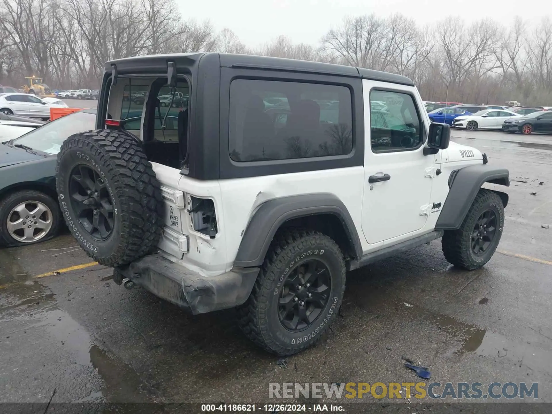 4 fotografías del automóvil dañado 1C4HJXAG6PW548841 JEEP WRANGLER 2023