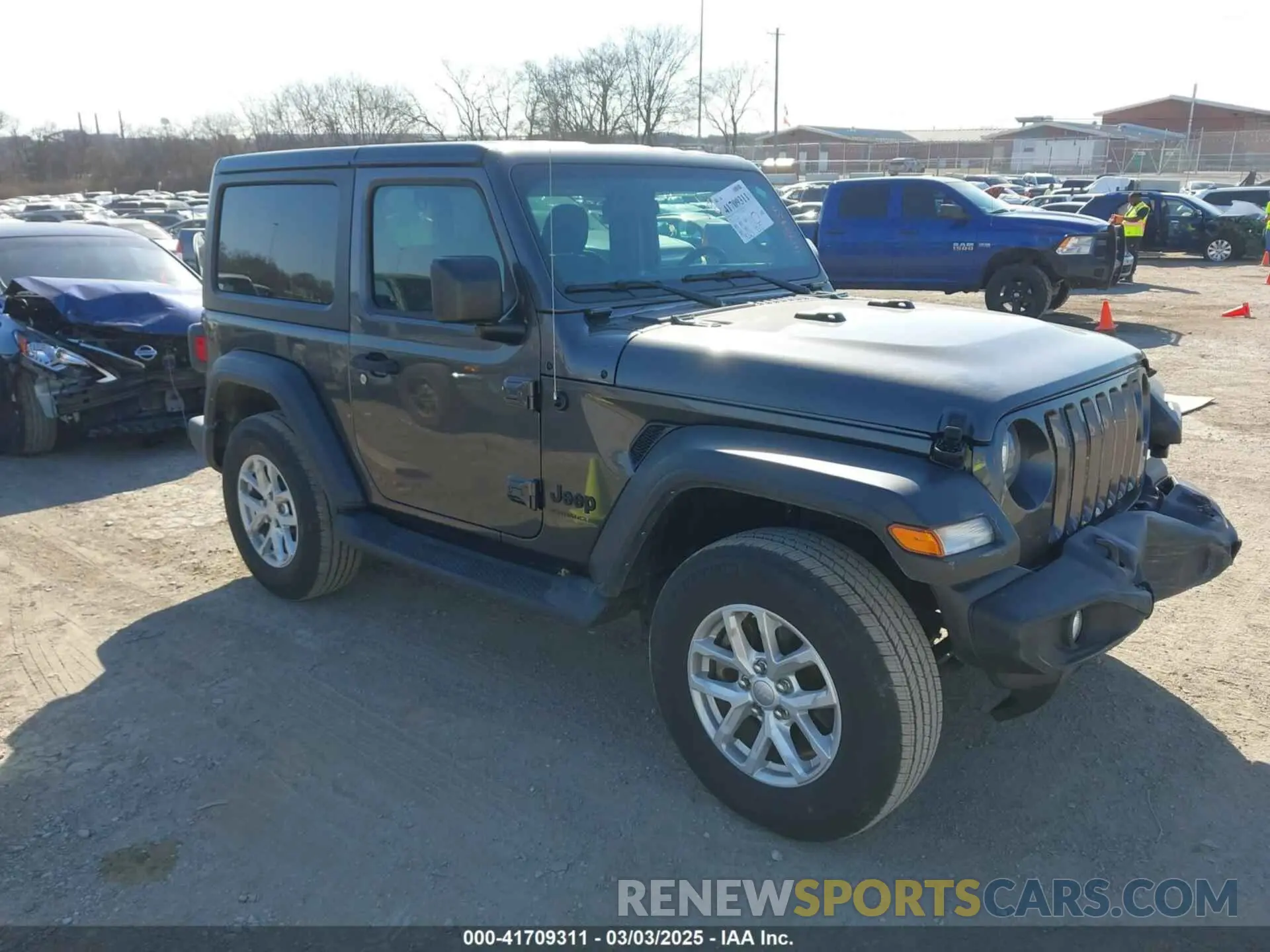 1 fotografías del automóvil dañado 1C4HJXAG8PW668480 JEEP WRANGLER 2023