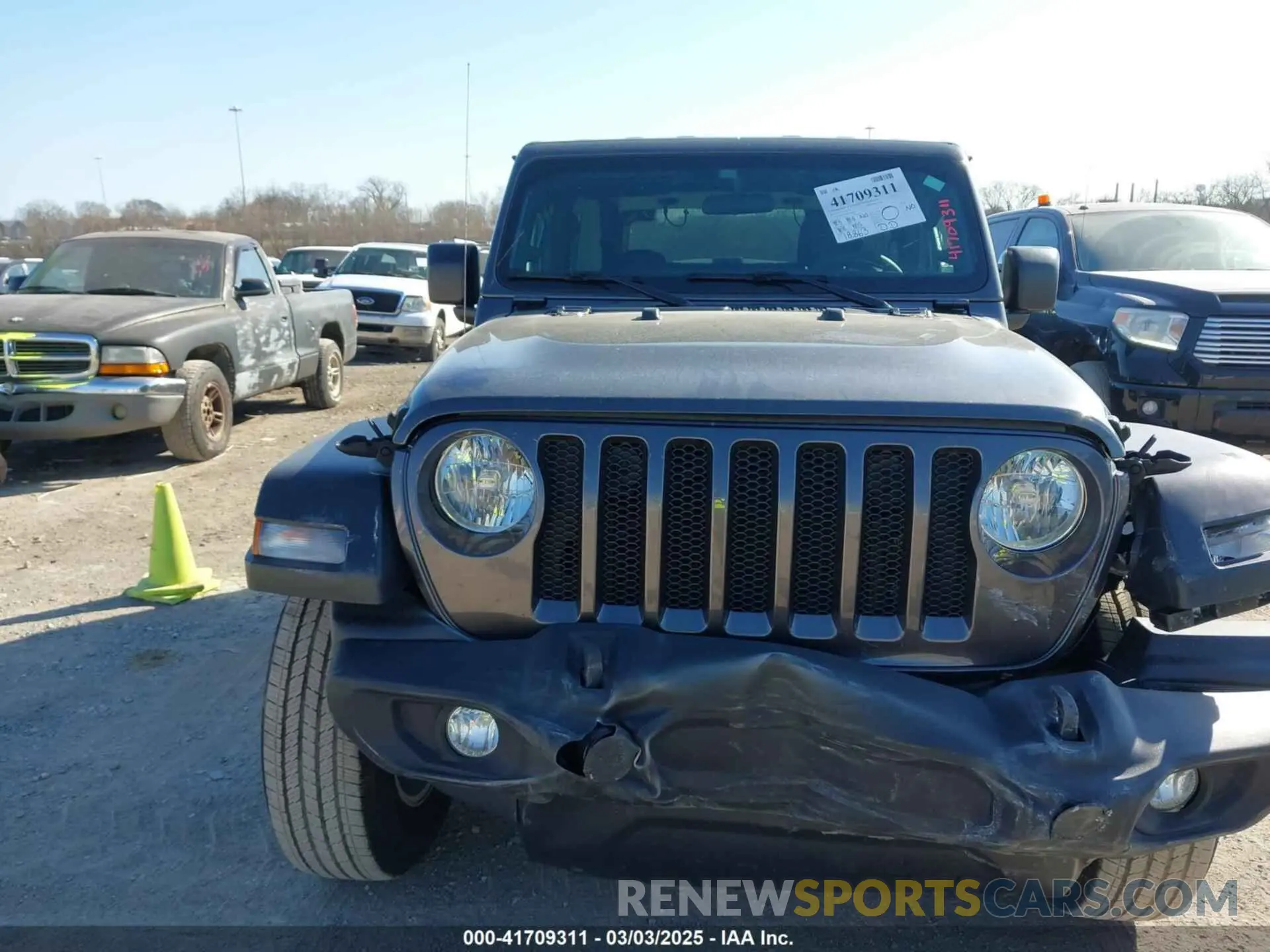 12 fotografías del automóvil dañado 1C4HJXAG8PW668480 JEEP WRANGLER 2023