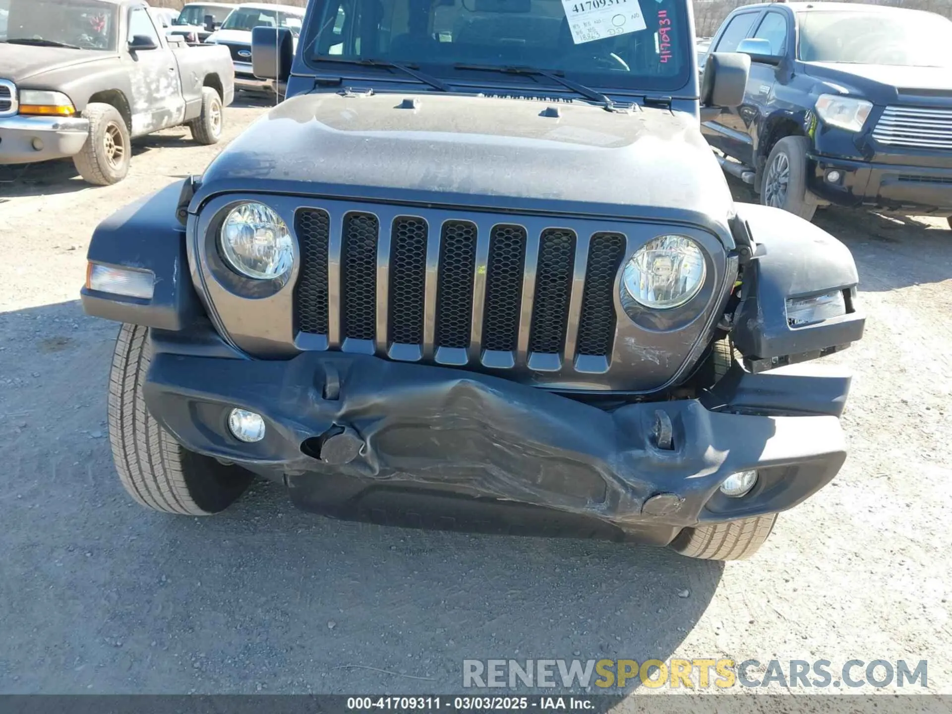 6 fotografías del automóvil dañado 1C4HJXAG8PW668480 JEEP WRANGLER 2023