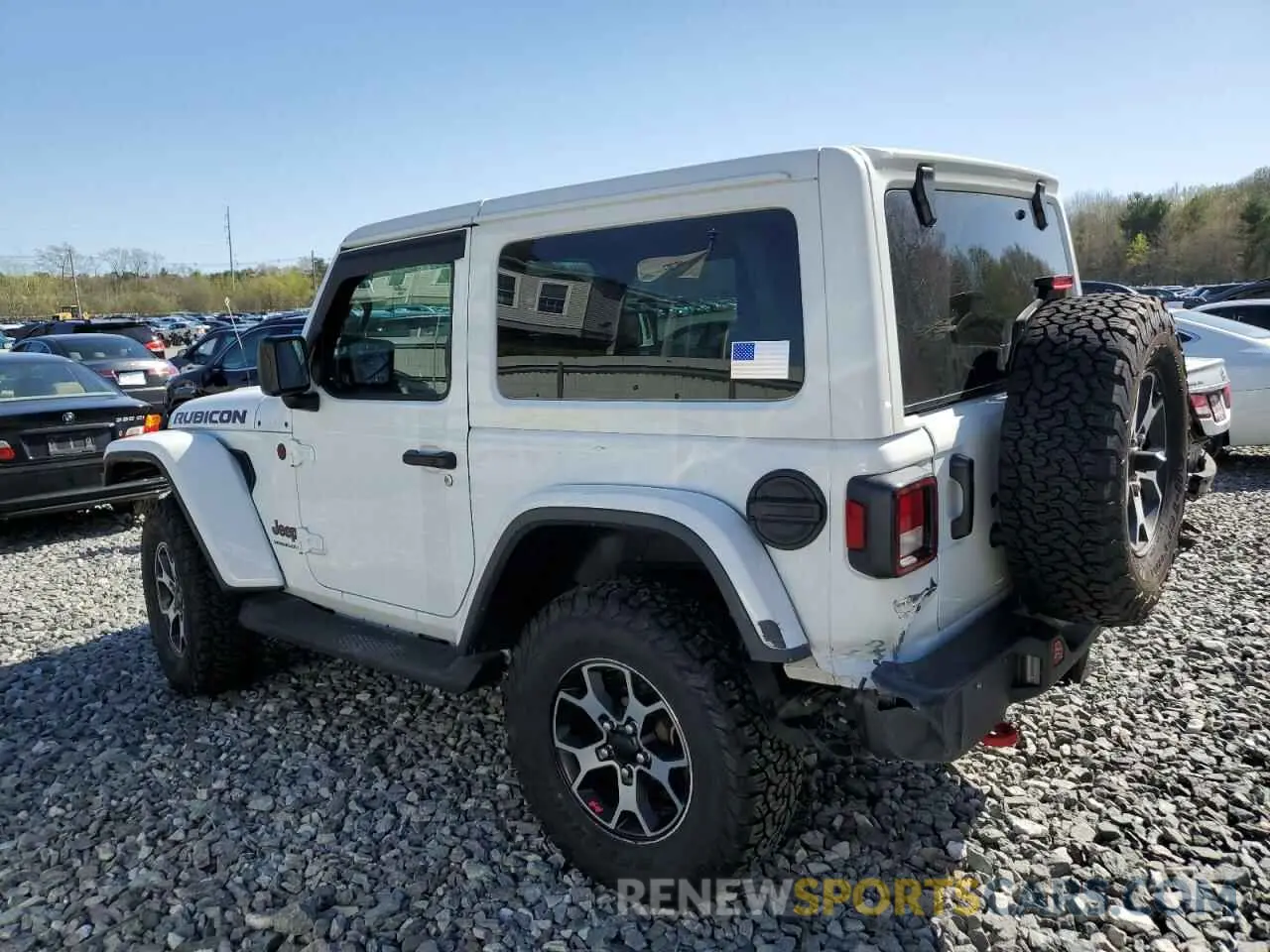 2 fotografías del automóvil dañado 1C4HJXCG9PW505608 JEEP WRANGLER 2023