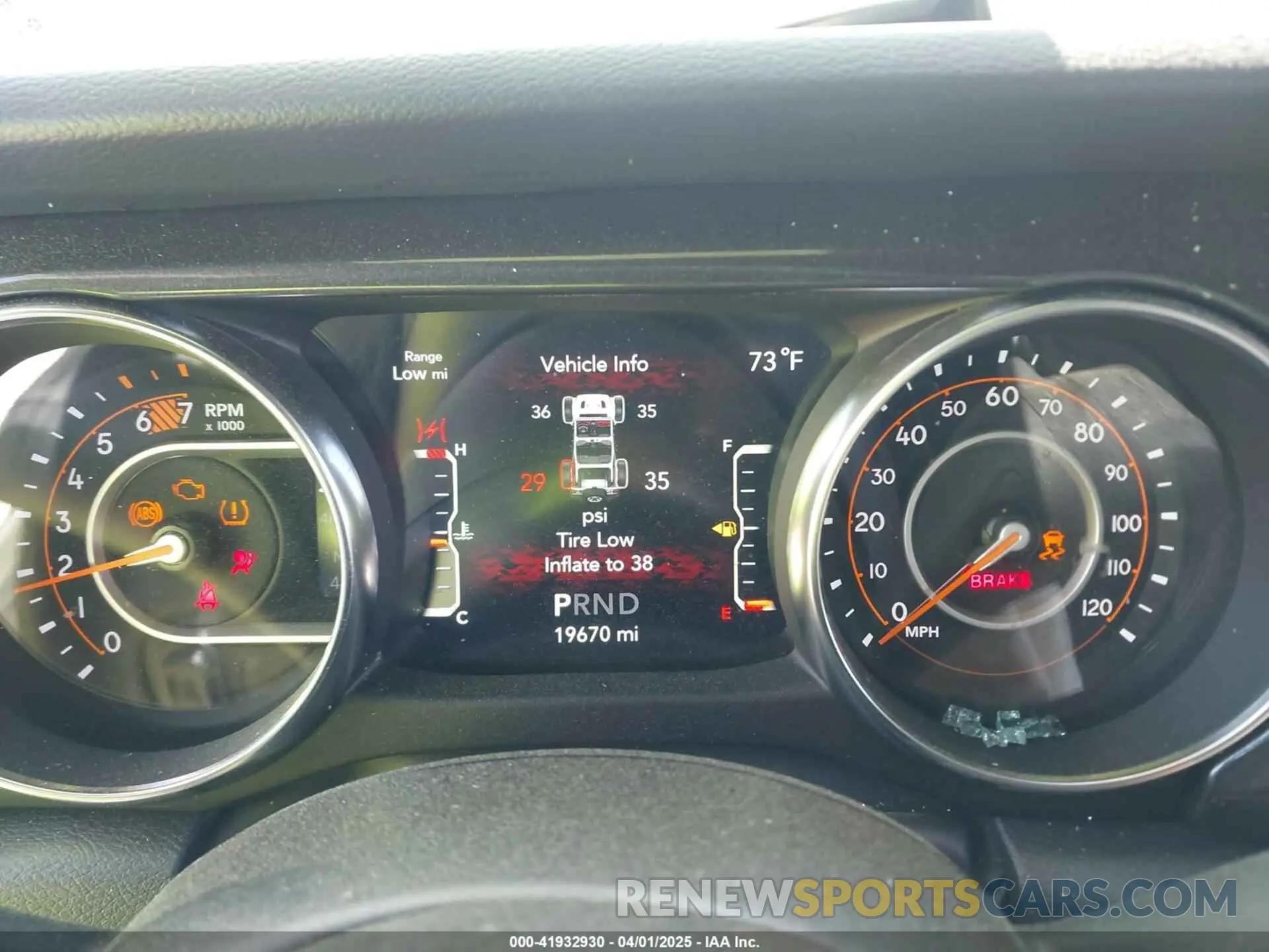 7 fotografías del automóvil dañado 1C4HJXDG0PW582947 JEEP WRANGLER 2023