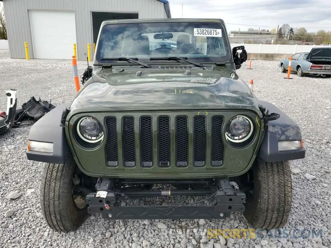 5 fotografías del automóvil dañado 1C4HJXDG0PW629815 JEEP WRANGLER 2023