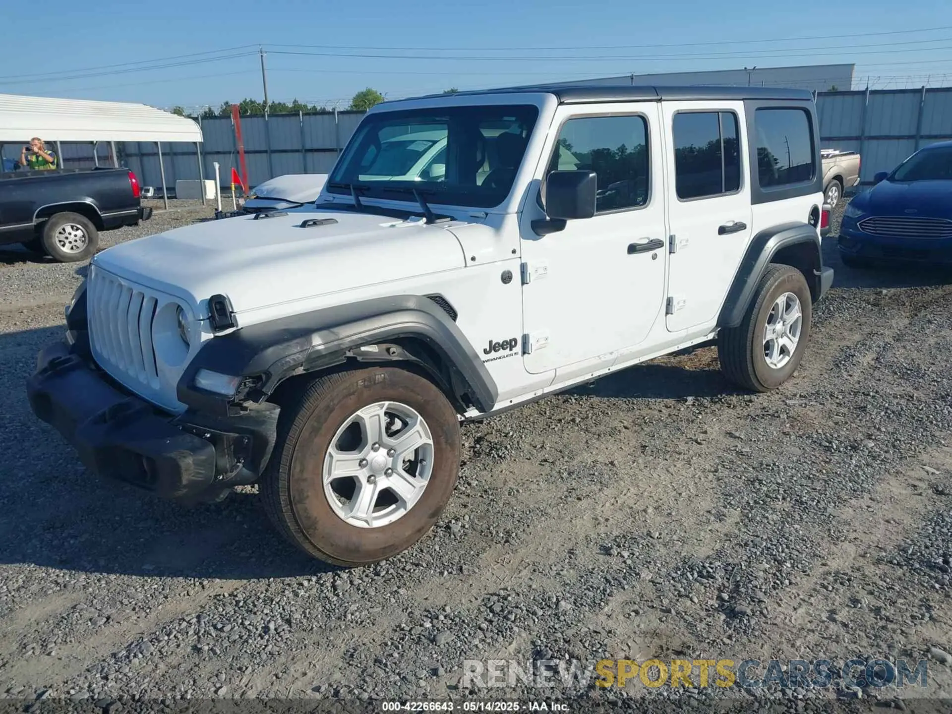 2 fotografías del automóvil dañado 1C4HJXDG1PW531053 JEEP WRANGLER 2023