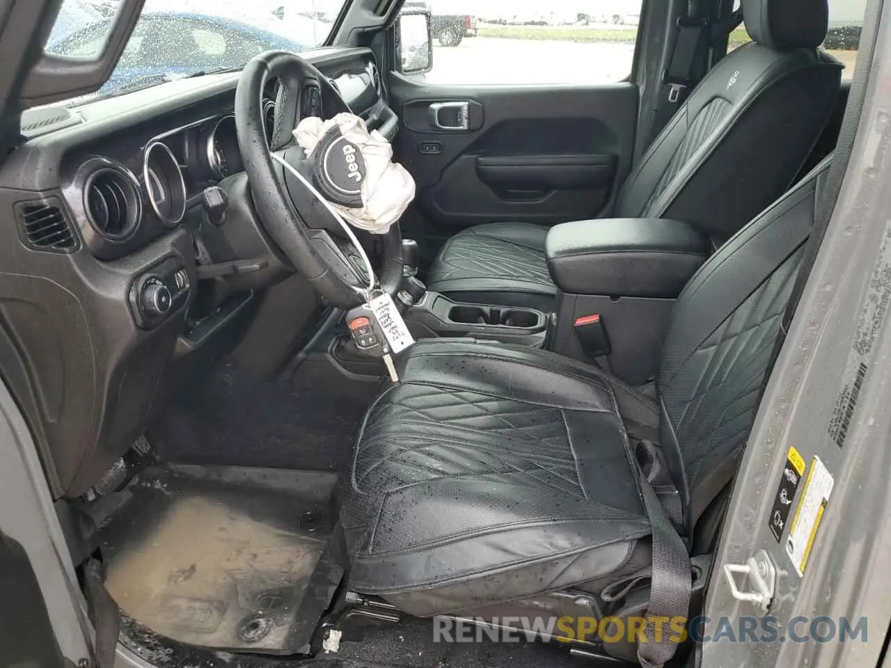 7 fotografías del automóvil dañado 1C4HJXDG1PW679641 JEEP WRANGLER 2023