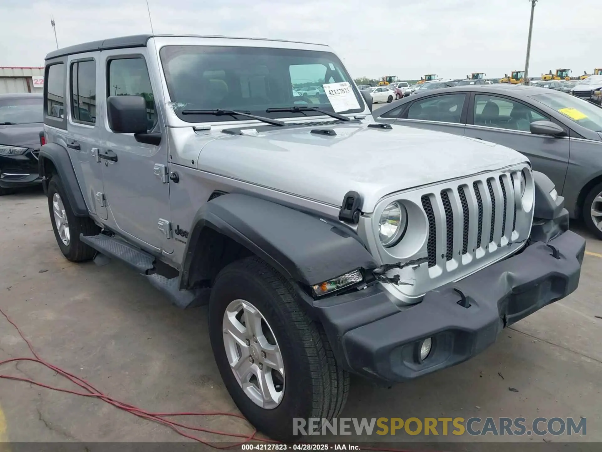 1 fotografías del automóvil dañado 1C4HJXDG2PW508235 JEEP WRANGLER 2023