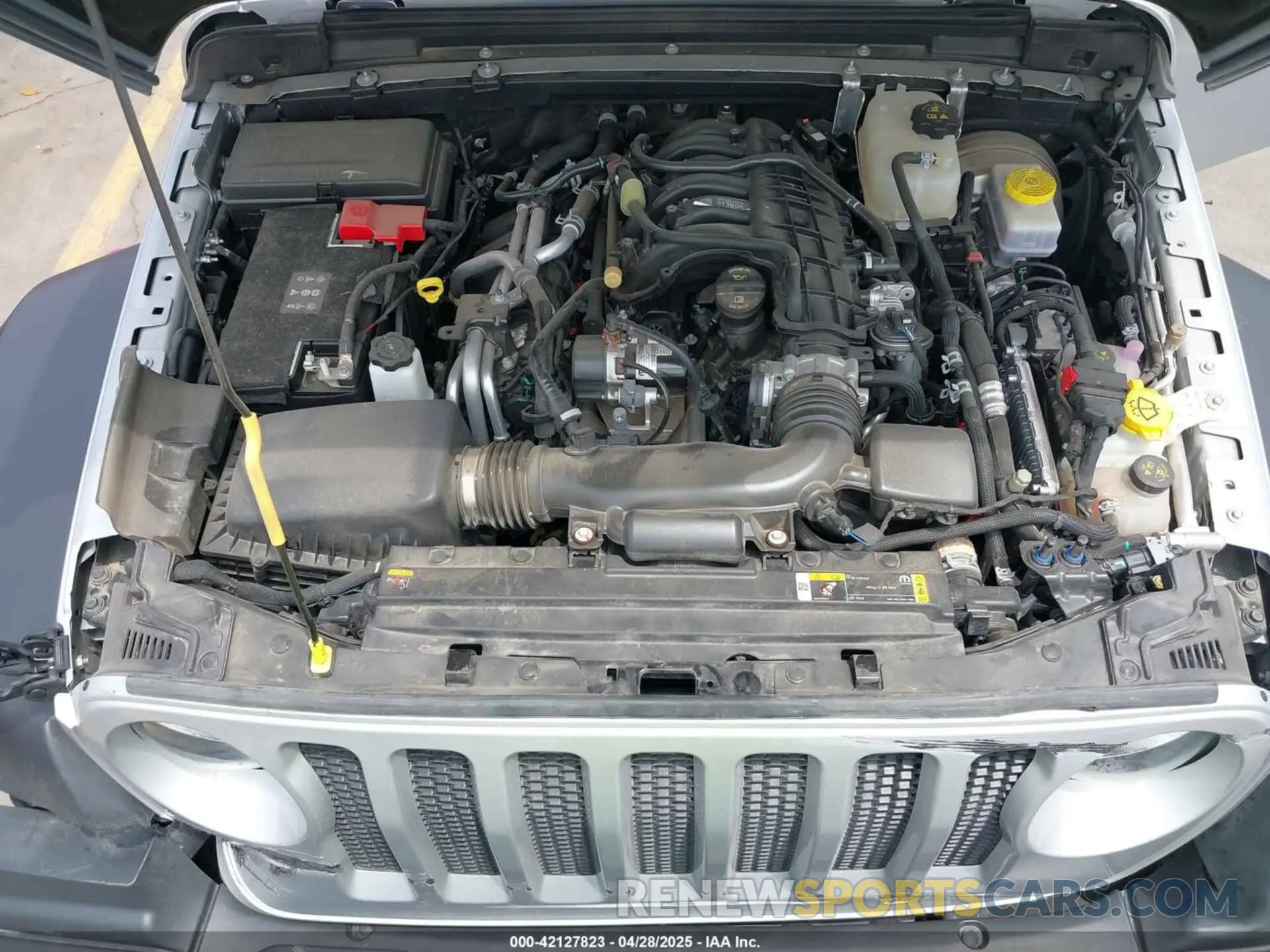 10 fotografías del automóvil dañado 1C4HJXDG2PW508235 JEEP WRANGLER 2023