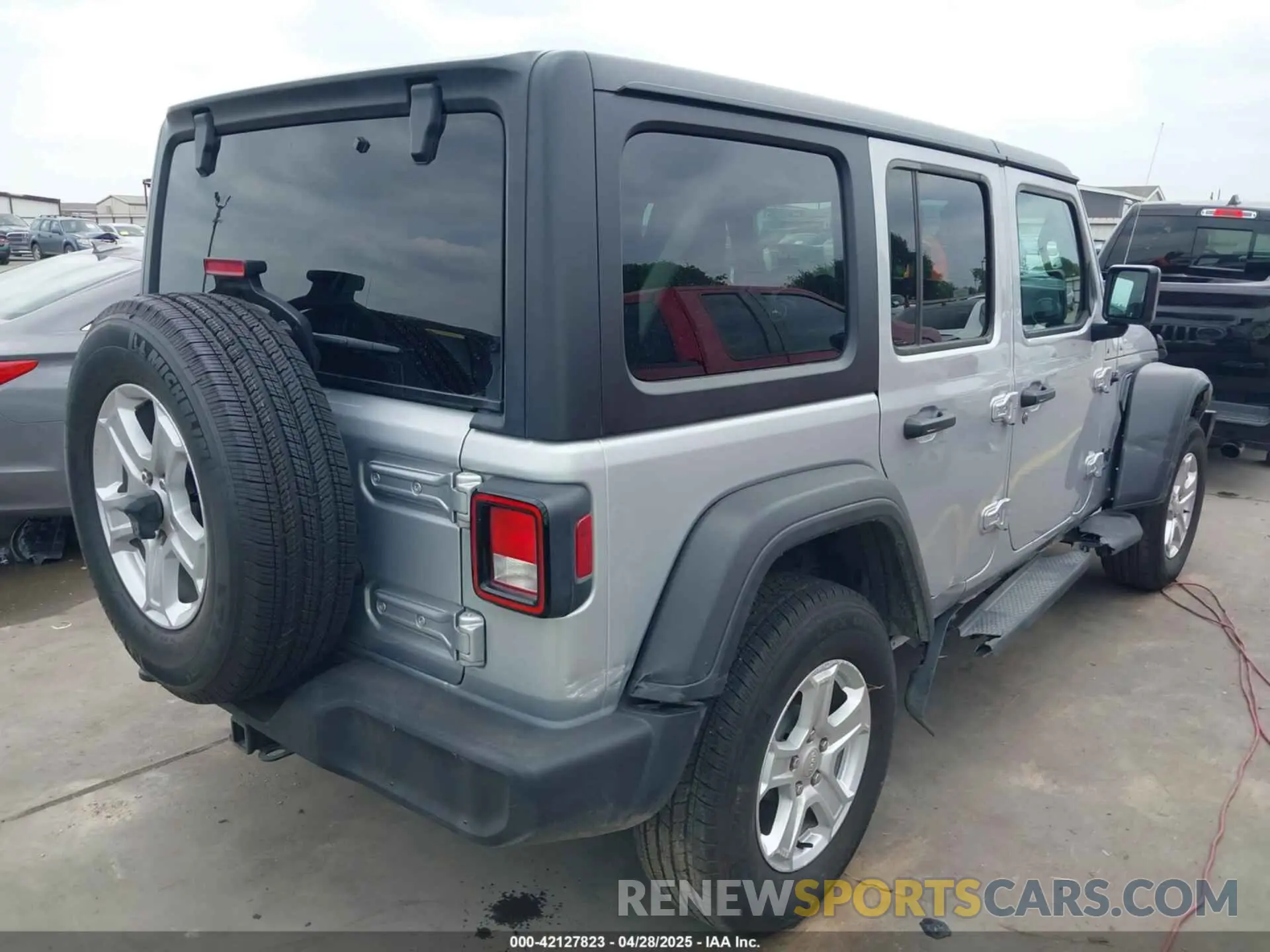 4 fotografías del automóvil dañado 1C4HJXDG2PW508235 JEEP WRANGLER 2023