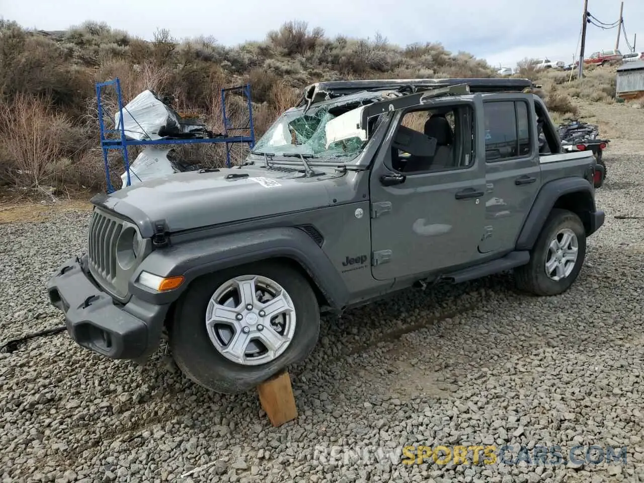 1 fotografías del automóvil dañado 1C4HJXDG2PW533622 JEEP WRANGLER 2023