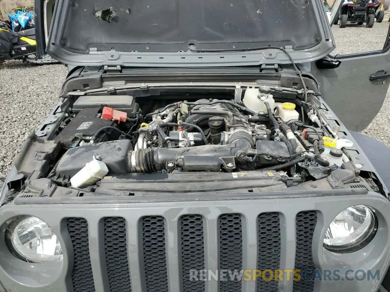 11 fotografías del automóvil dañado 1C4HJXDG2PW533622 JEEP WRANGLER 2023