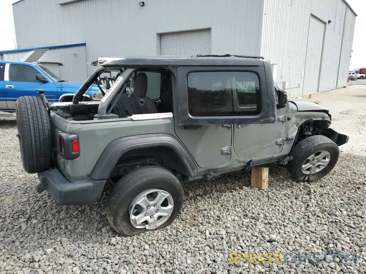 3 fotografías del automóvil dañado 1C4HJXDG2PW533622 JEEP WRANGLER 2023