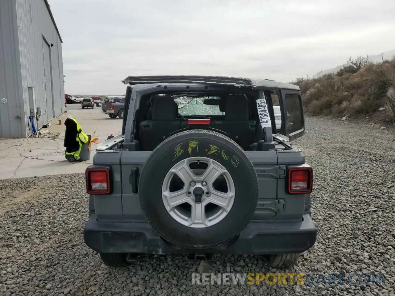 6 fotografías del automóvil dañado 1C4HJXDG2PW533622 JEEP WRANGLER 2023